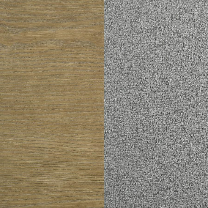 Coaster Furniture - Arini Upholstered King Panel Bed in Sand Wash and Grey - 224301KE - GreatFurnitureDeal