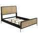 Coaster Furniture - Arini 4 Piece Queen Panel Bedroom Set in Black and Natural - 224330Q-S4 - GreatFurnitureDeal