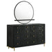 Coaster Furniture - Arini Dresser with Mirror in Black - 224333M - GreatFurnitureDeal