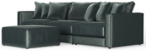 Jackson Furniture - Remington 4 Piece Modular Sectional in Pine - 2245-36-31-37-12-PINE - GreatFurnitureDeal