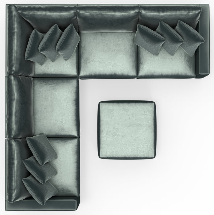 Jackson Furniture - Remington 6 Piece Modular Sectional in Pine - 2245-36-31-59-31-37-12-PINE-MTO - GreatFurnitureDeal