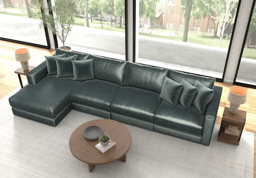 Jackson Furniture - Remington 4 Piece Modular Sectional in Pine - 2245-75-31-31-37-PINE-MTO - GreatFurnitureDeal