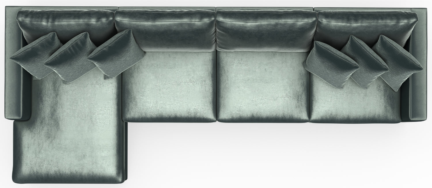 Jackson Furniture - Remington 4 Piece Modular Sectional in Pine - 2245-75-31-31-37-PINE-MTO - GreatFurnitureDeal