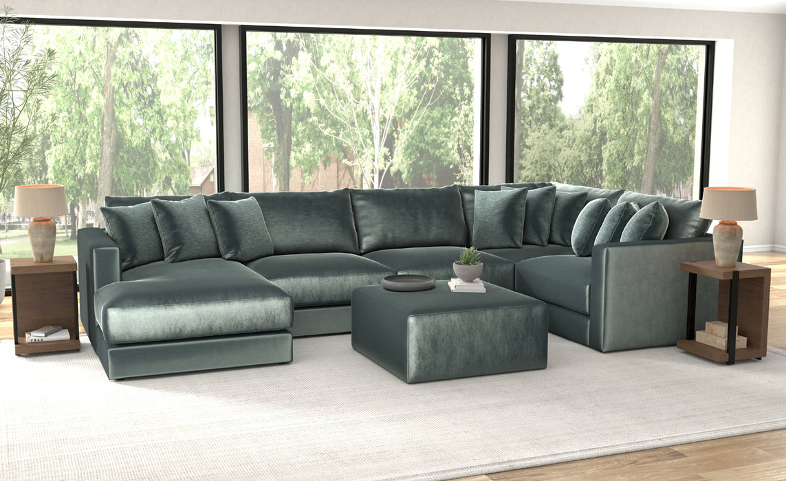 Jackson Furniture - Remington 5 Piece Modular Sectional in Pine - 2245-75-31-31-59-37-PINE-MTO - GreatFurnitureDeal