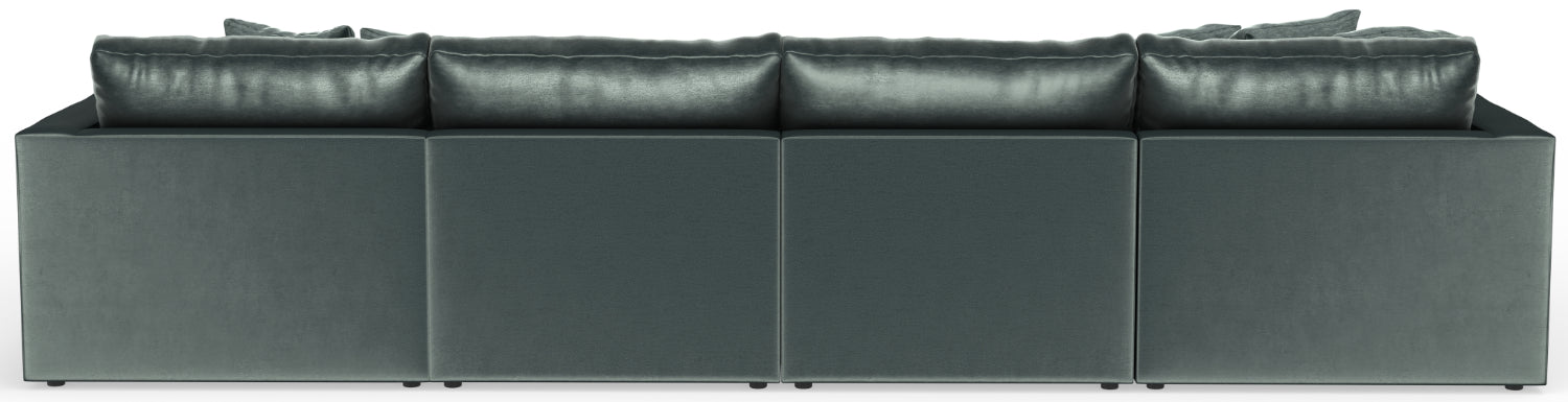 Jackson Furniture - Remington 5 Piece Modular Sectional in Pine - 2245-75-31-31-37-12-PINE-MTO - GreatFurnitureDeal