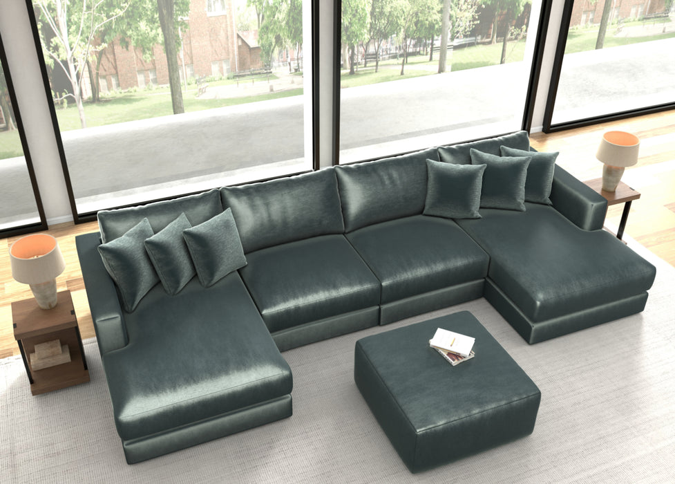 Jackson Furniture - Remington 4 Piece Modular Sectional in Pine - 2245-75-31-31-76-PINE-MTO - GreatFurnitureDeal