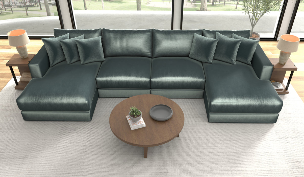 Jackson Furniture - Remington 4 Piece Modular Sectional in Pine - 2245-75-31-31-76-PINE-MTO - GreatFurnitureDeal