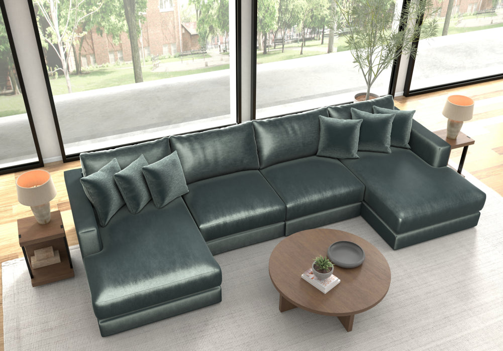 Jackson Furniture - Remington 5 Piece Modular Sectional in Pine - 2245-75-31-31-37-12-PINE-MTO - GreatFurnitureDeal