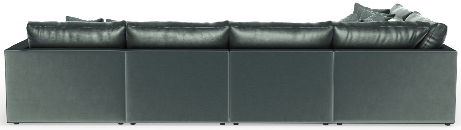 Jackson Furniture - Remington 5 Piece Modular Sectional in Pine - 2245-36-59-31-31-76-PINE-MTO - GreatFurnitureDeal