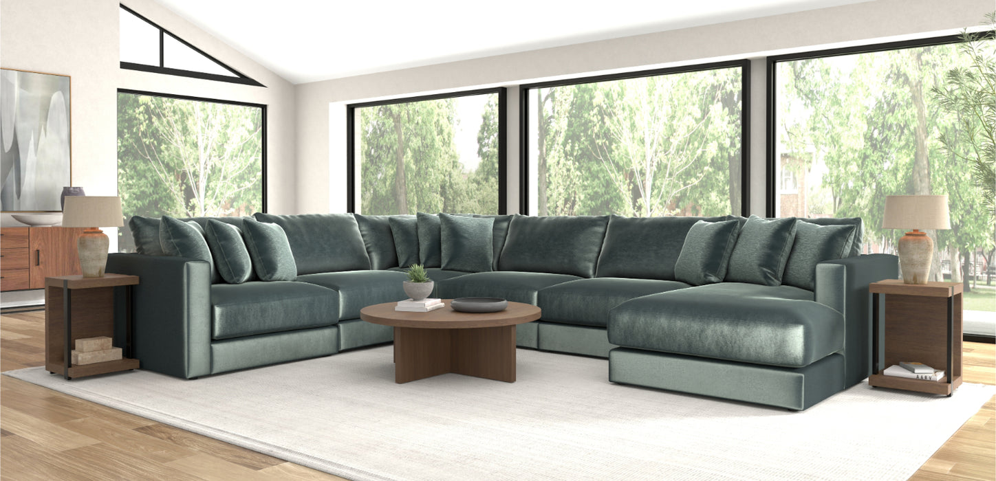 Jackson Furniture - Remington 6 Piece Modular Sectional in Pine - 2245-36-31-59-31-31-76-PINE-MTO - GreatFurnitureDeal