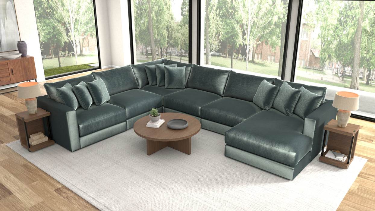 Jackson Furniture - Remington 6 Piece Modular Sectional in Pine - 2245-36-31-59-31-31-76-PINE-MTO - GreatFurnitureDeal