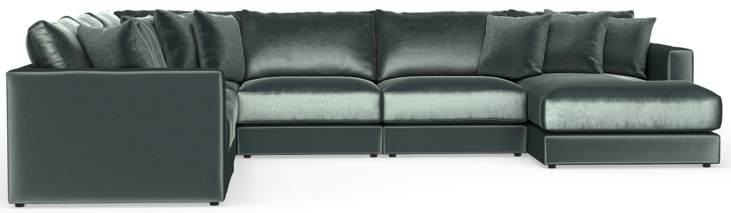 Jackson Furniture - Remington 6 Piece Modular Sectional in Pine - 2245-36-31-59-31-31-76-PINE-MTO - GreatFurnitureDeal