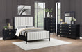 Coaster Furniture - Brookmead 5-Piece Upholstered California King Bedroom Set Black - 224710KW-S5 - GreatFurnitureDeal
