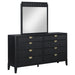 Coaster Furniture - Brookmead 8-Drawer Dresser with Mirror in Black - 224713M - GreatFurnitureDeal