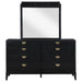 Coaster Furniture - Brookmead 8-Drawer Dresser with Mirror in Black - 224713M - GreatFurnitureDeal