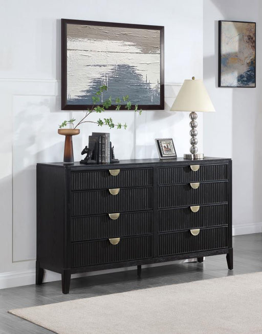 Coaster Furniture - Brookmead 8-Drawer Dresser in Black - 224713 - GreatFurnitureDeal