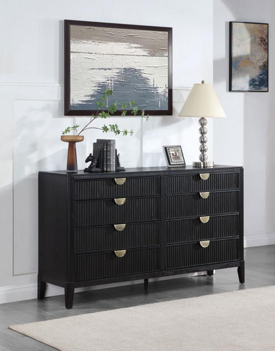 Coaster Furniture - Brookmead 8-Drawer Dresser in Black - 224713 - GreatFurnitureDeal