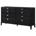 Coaster Furniture - Brookmead 8-Drawer Dresser in Black - 224713 - GreatFurnitureDeal