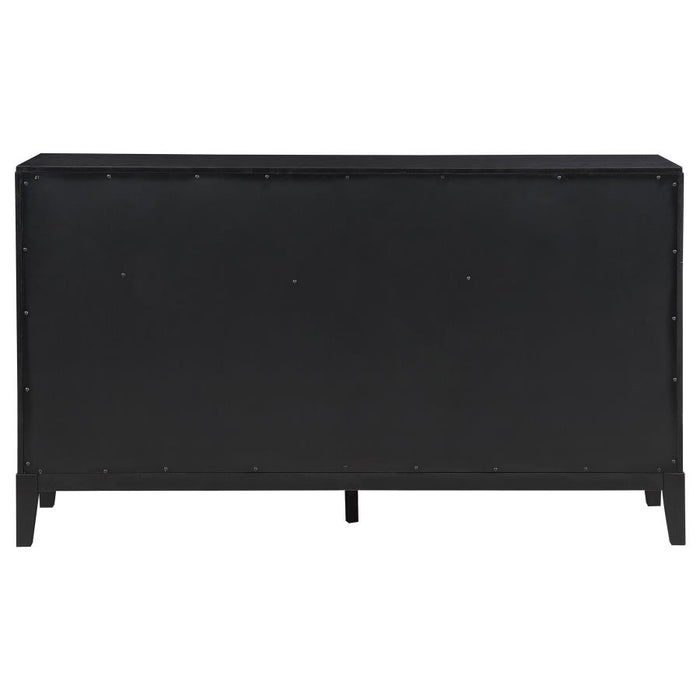 Coaster Furniture - Brookmead 8-Drawer Dresser with Mirror in Black - 224713M - GreatFurnitureDeal