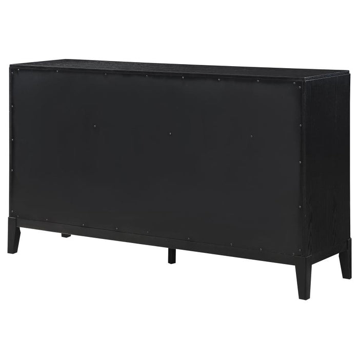 Coaster Furniture - Brookmead 8-Drawer Dresser with Mirror in Black - 224713M - GreatFurnitureDeal