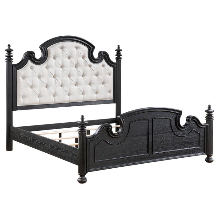 Coaster Furniture - Celina Wood Queen Poster Bed Black - 224761Q - GreatFurnitureDeal