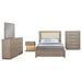 Coaster Furniture - Kenora 5-Piece Queen Bedroom Set Barley Brown - 224850Q-S5 - GreatFurnitureDeal