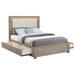 Coaster Furniture - Kenora 4-Piece King Bedroom Set Barley Brown - 224850KE-S4 - GreatFurnitureDeal