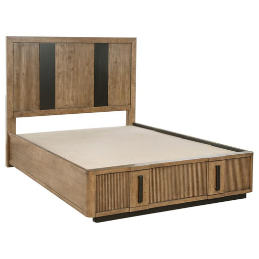 Coaster Furniture - Terrace 2-Drawer King Storage Bed Ash Brown - 224900KE - GreatFurnitureDeal