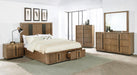 Coaster Furniture - Terrace 2-Drawer California King Storage Bed Ash Brown - 224900KW - GreatFurnitureDeal