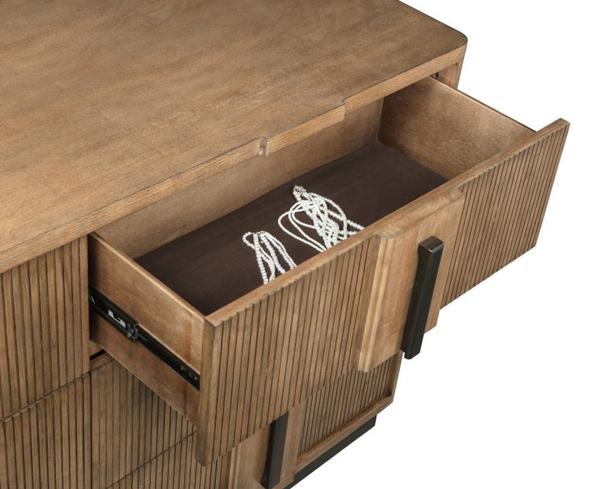 Coaster Furniture - Terrace 4-Piece King Bedroom Set Ash Brown - 224900KE-S4 - GreatFurnitureDeal