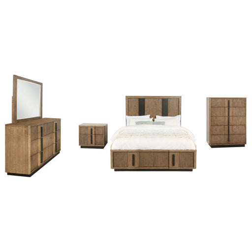 Coaster Furniture - Terrace 5-Piece California King Bedroom Set Ash Brown - 224900KW-S5 - GreatFurnitureDeal