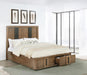 Coaster Furniture - Terrace 4-Piece King Bedroom Set Ash Brown - 224900KE-S4 - GreatFurnitureDeal