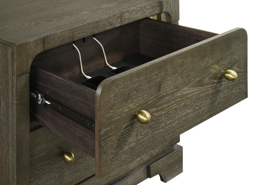 Coaster Furniture - Gran Park 5-Piece Canopy King Bedroom Set Dark Cocoa - 224931KE-S5 - GreatFurnitureDeal