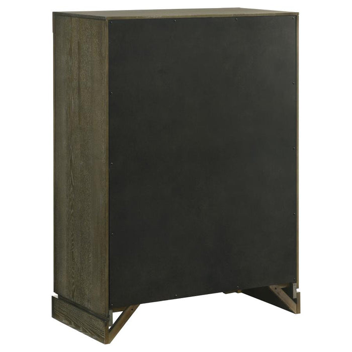 Coaster Furniture - Gran Park 5-Piece Queen Bedroom Set Dark Cocoa - 224930Q-S5