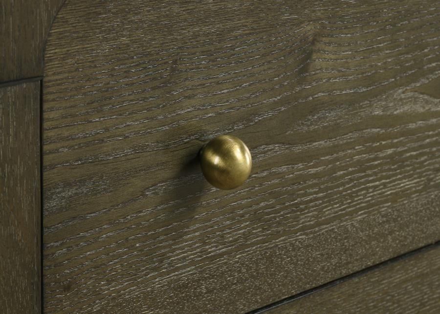 Coaster Furniture - Gran Park 5-Piece Canopy California King Bedroom Set Dark Cocoa - 224931KW-S5