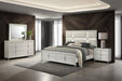 Coaster Furniture - Olivia 4-Piece California King Bedroom Set in Pearl White - 224951KW-S4 - GreatFurnitureDeal
