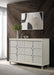 Coaster Furniture - Olivia 6-Drawer Dresser and LED Mirror Pearl White - 224953M - GreatFurnitureDeal