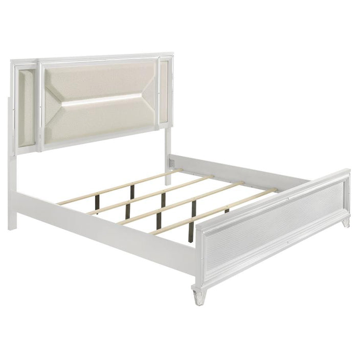 Coaster Furniture - Marmore 5-Piece Queen Bedroom Set White - 224961Q-S5 - GreatFurnitureDeal