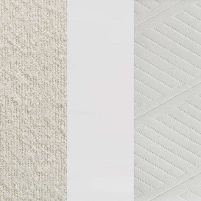 Coaster Furniture - Marmore 64-inch King Panel Bed LED Headboard White - 224961KE - GreatFurnitureDeal