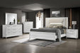 Coaster Furniture - Marmore 5-Piece California King Bedroom Set White - 224961KW-S5 - GreatFurnitureDeal