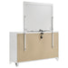 Coaster Furniture - Marmore 9-Drawer Dresser and LED Mirror White - 224963M - GreatFurnitureDeal