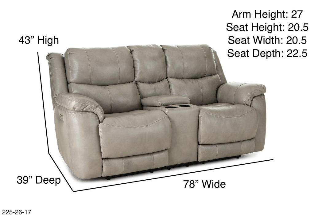 Motion Ease - Idris Zero Gravity Power Loveseat in Tan - 225-26-17 - GreatFurnitureDeal