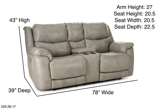 Motion Ease - Idris Zero Gravity Power Loveseat in Tan - 225-26-17 - GreatFurnitureDeal