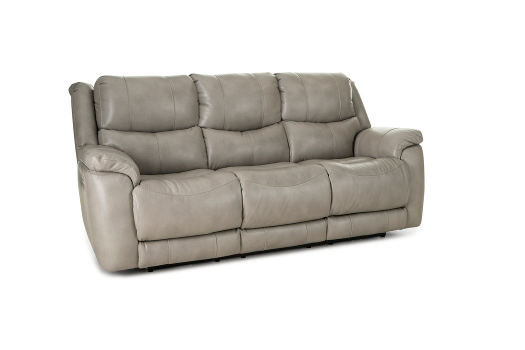 Motion Ease - Idris Double Reclining Zero Gravity Power Sofa in Mushroom - 225-36-17 - GreatFurnitureDeal