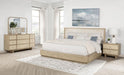 Coaster Furniture - Kailani 4-Piece King Bedroom Set Beige Oak in Beige Oak - 225041KE-S4 - GreatFurnitureDeal