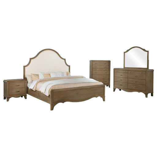 Coaster Furniture - Revello 5-Piece California King Bedroom Set Washed Mango - 225051KW-S5 - GreatFurnitureDeal