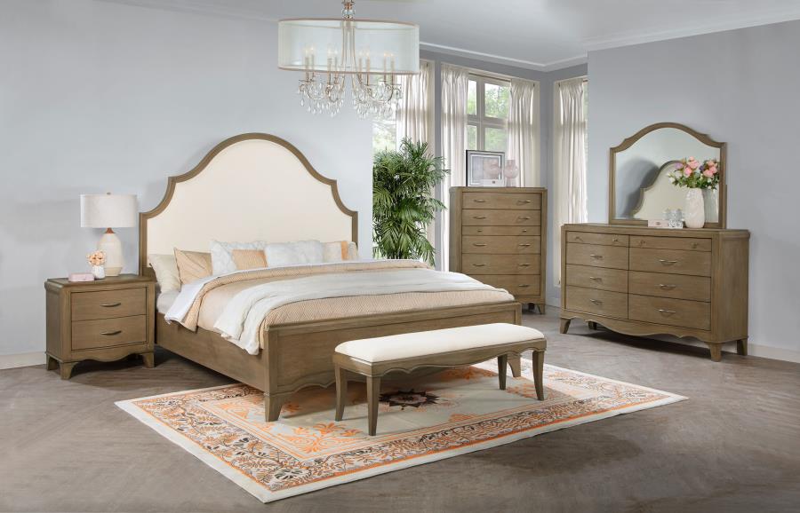 Coaster Furniture - Revello 5-Piece King Bedroom Set Washed Mango - 225051KE-S5 - GreatFurnitureDeal