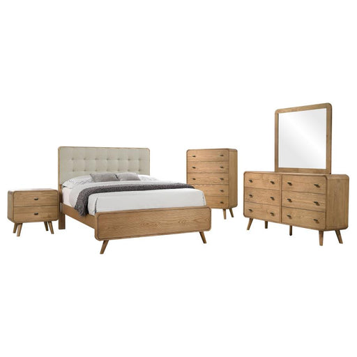 Coaster Furniture - Robyn 5-Piece California King Bedroom Set Light Ash - 225091KW-S5 - GreatFurnitureDeal