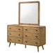 Coaster Furniture - Robyn Dresser and Mirror Light Ash - 225093M - GreatFurnitureDeal