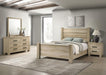 Coaster Furniture - Oakglen 4-Piece Queen Bedroom Set in Weathered Oak - 225101Q-S4 - GreatFurnitureDeal